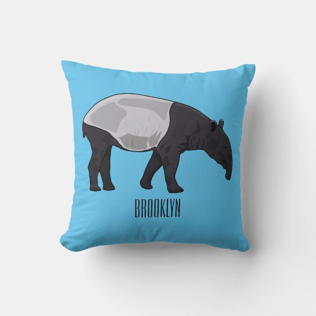 Coussin Dessin sur Tapir (Recto)