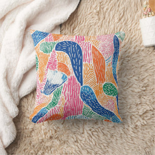 Coussin dessin vectoriel Abstrait avec une variété de