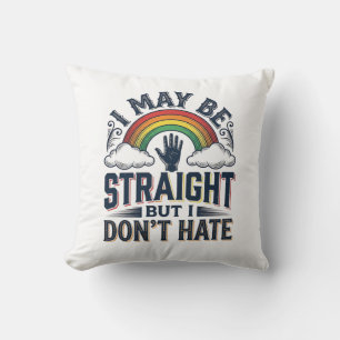 Coussin Dessin vectoriel vintage de fierté arc-en-ciel d'a