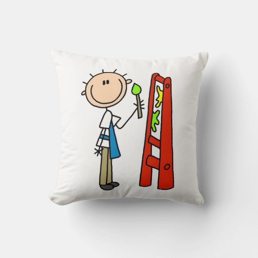 Coussin Dessinateur de bonshommes (Recto)
