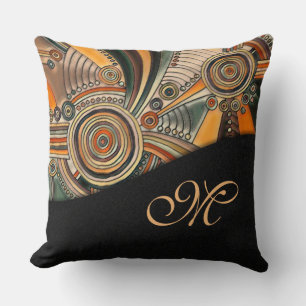 Coussin Dessiné à la main par EDDArt - Réflexions 1