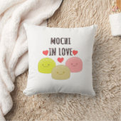 Coussin Dessins de dessin mignon Mochi (Couverture)