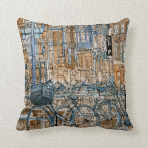 Coussin Destinations   Aquarelle New York City View
