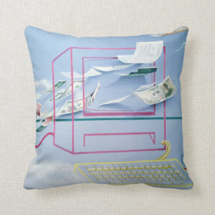 Coussin Détail magique d'argent