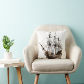 Coussin Detailed 3D Rendering of a Pirate Ship (Chaise)