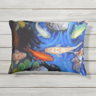 Coussin d'été Koi Outdoor Accent 16" x 12"