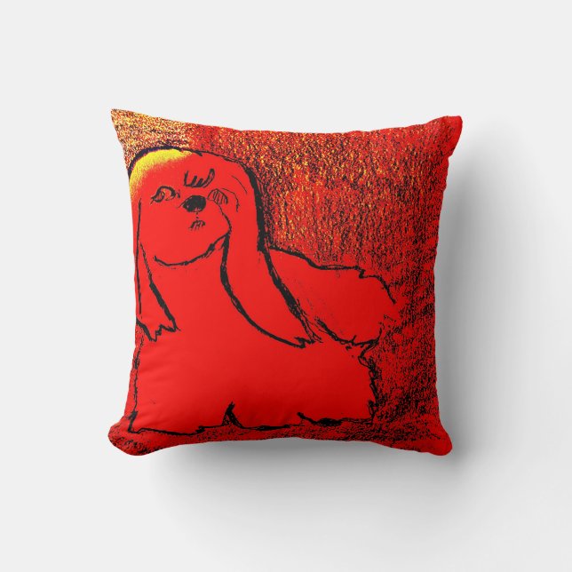 Coussin Dethrone Le Roi (Recto)
