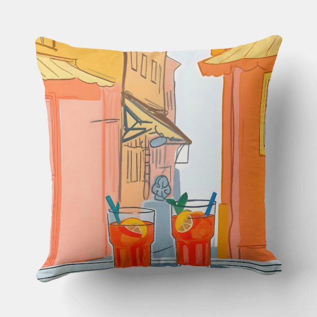 Coussin Deux Aperols S'Il Vous Plaît ! (Verso)