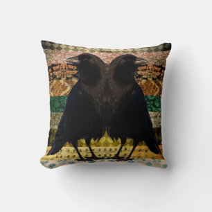 Coussin Deux Beaks Sur Damask
