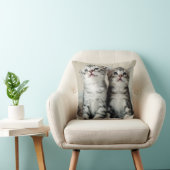 Coussin Deux chatons mignons (Chaise)