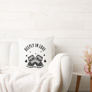 Coussin Deux chouettes
