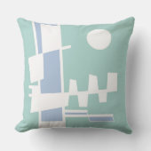 Coussin Deux Côtés De L'Ethnicité Blue Seaspray (Recto)