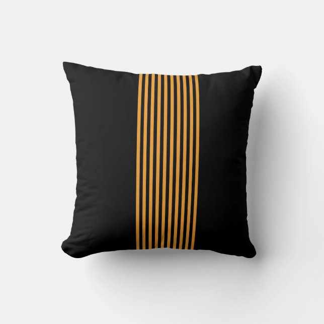 Coussin Deux dans un carreau noir et blanc (Recto)