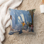Coussin Deux filles sautant Mykonos (Couverture)