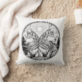 Coussin Deux loups (Couverture)