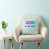 Coussin Deux méduses caricaturales (Chaise)