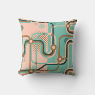 Coussin Deux motifs sans couture dans des couleurs différe