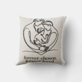 Coussin Deux papas attendent un bébé (Verso)