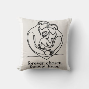 Coussin Deux papas attendent un bébé