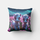 Coussin Deux petits poneys (Recto)