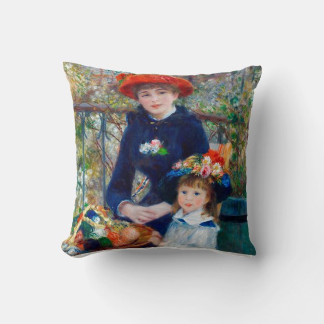 Coussin Deux Soeurs, Renoir (Recto)