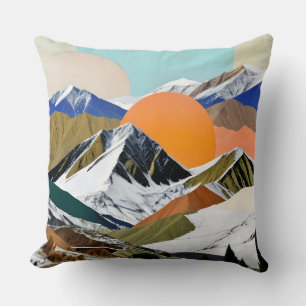 Coussin Deux soleils se levant