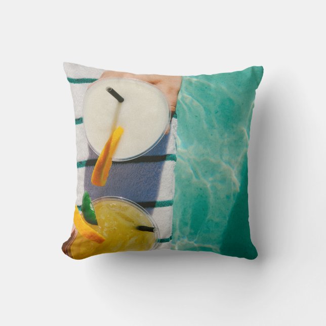 Coussin Deux tasses à jus (Recto)