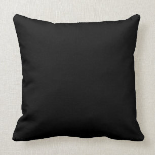 Coussin Deux tons noir et rouge décoratif moderne