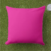 Coussin Deux tons rose chaud / rouge (Herbe)