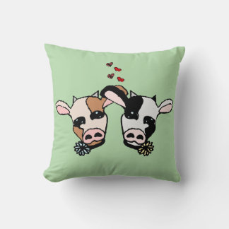 Coussin Deux vaches Moo