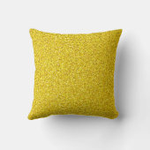 Coussin Deuxième Noël ensemble pailleté jaune doré (Verso)