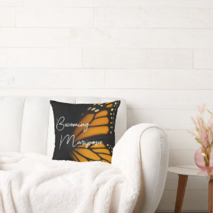 Coussin Devenir Papillon Monarque Aile de Mariposa