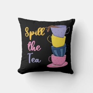 Coussin Déverser Le Thé - Boisson De Thé