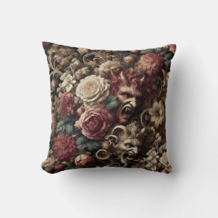 Coussin Dévilerie décadente - gothique baroque