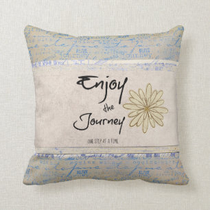 Coussin Devis de voyage inspirant