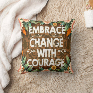 COUSSIN DEVIS MOTIVÉ SIMPLE ÉLÉGANT DESIGN FLORAL