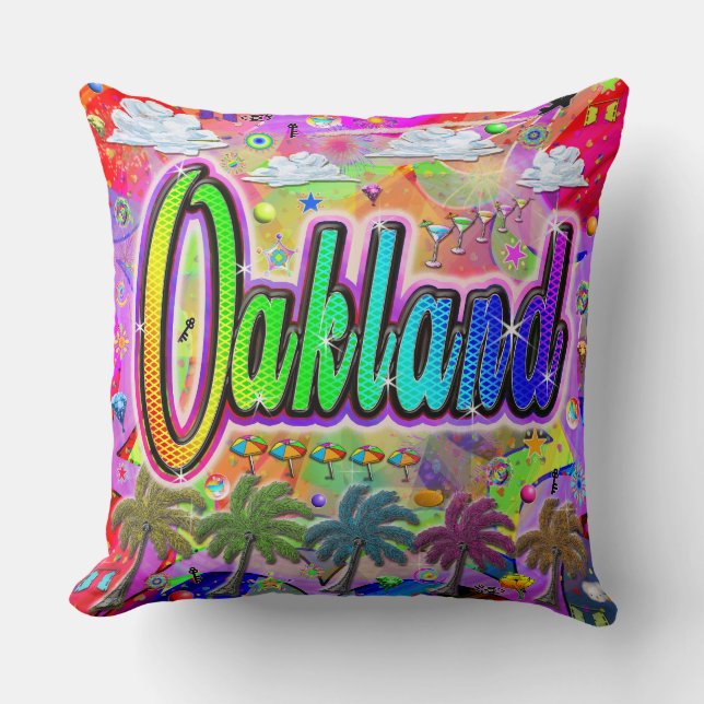 Coussin d'Express Oakland Vista (Recto)