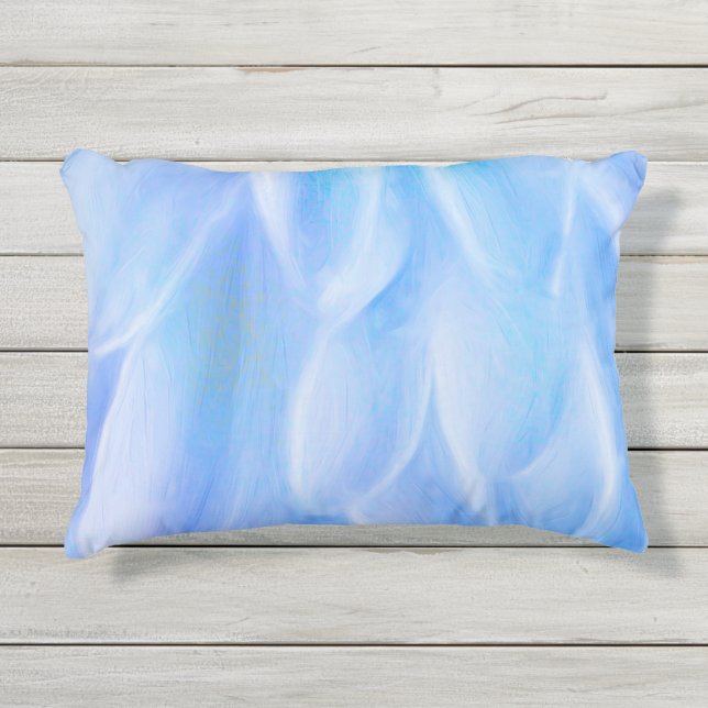 Coussin d'extérieur à accent de pétales (Devant)