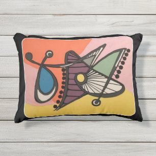 Coussin D'extérieur "Abrégé sur moderne la moitié du siècle, papil