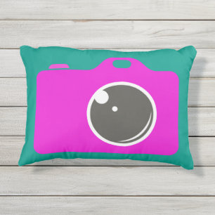 Coussin D'extérieur Appareil-photo d'art de bruit