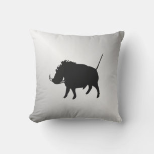 Coussin D'extérieur Argent Sanglier des marais