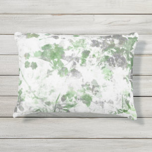 Coussin D'extérieur Art moderne du motif de fleurs et de la texture mu