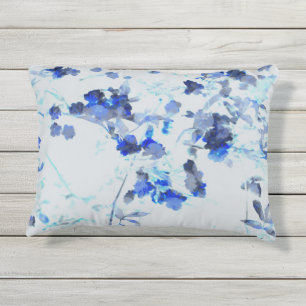 Coussin D'extérieur Art moderne et branché de motif fleuri/fleuri