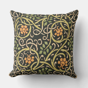 Coussin D'extérieur Arts et artisanat vintage motif floral Roycroft