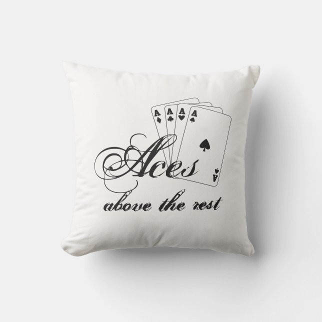 Coussin D'extérieur As au-dessus du reste (Recto)