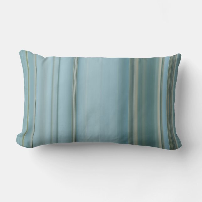 Coussin D'extérieur Bandes de couleurs tamisées (Recto)