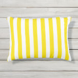 Coussin D'extérieur Bandes jaunes verticales<br><div class="desc">N'oubliez pas de vérifier toutes les options pour customiser votre sélection !

Par exemple,  le blanc dans le design peut être changé en une couleur différente !

Merci de chercher !</div>