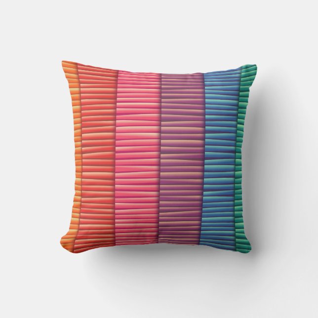 Coussin D'extérieur Barre de couleurs (Recto)