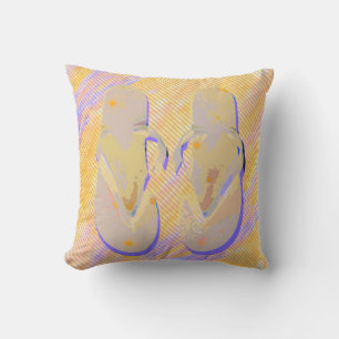 Coussin D'extérieur Bascules électroniques (oranges/pourpre)