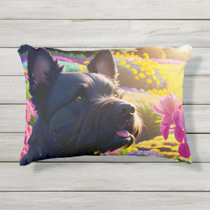 Coussin D'extérieur Beau écossais Terrier Chien deux